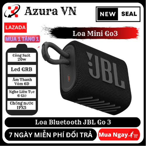 Loa Bluetooth Cầm tay Mini JBL GO 3 , Loa Bluetooth JBL Go 3