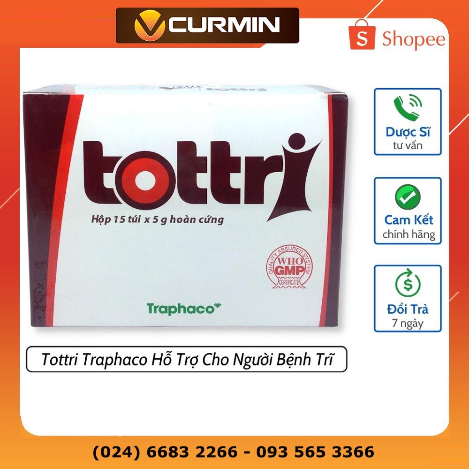 Tottri hỗ trợ cho người bệnh trĩ tottri traphaco chính hãng dạng gói từ chất xơ hòa tan giúp giảm táo bón đau rát