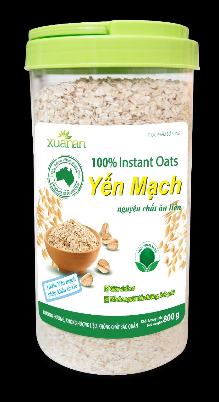 YẾN MẠCH NGUYÊN CHẤT NHẬP KHẨU ÚC - XUÂN AN HŨ 800G