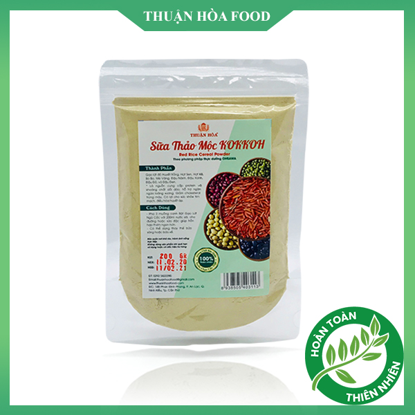 [HCM] Combo 3 gói Bột Thảo Mộc Kokkoh 200gr THUẬN HÒA FOOD - Hỗ Trợ Tiêu Hóa Thích Hợp Cho Người Biếng Ăn Người Lớn Tuổi