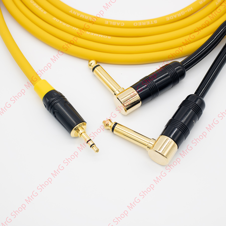 Dây Jack 3 5 Ly Ra 2 6 Ly Vuông, dài 10met 8met 6met - MrG dây 3.5 2 đầu, dây jack 3.5, dây 3.5 ra 6.5, dây 2 đầu 6ly ra 3.5ly, dây âm thanh jack 3.5