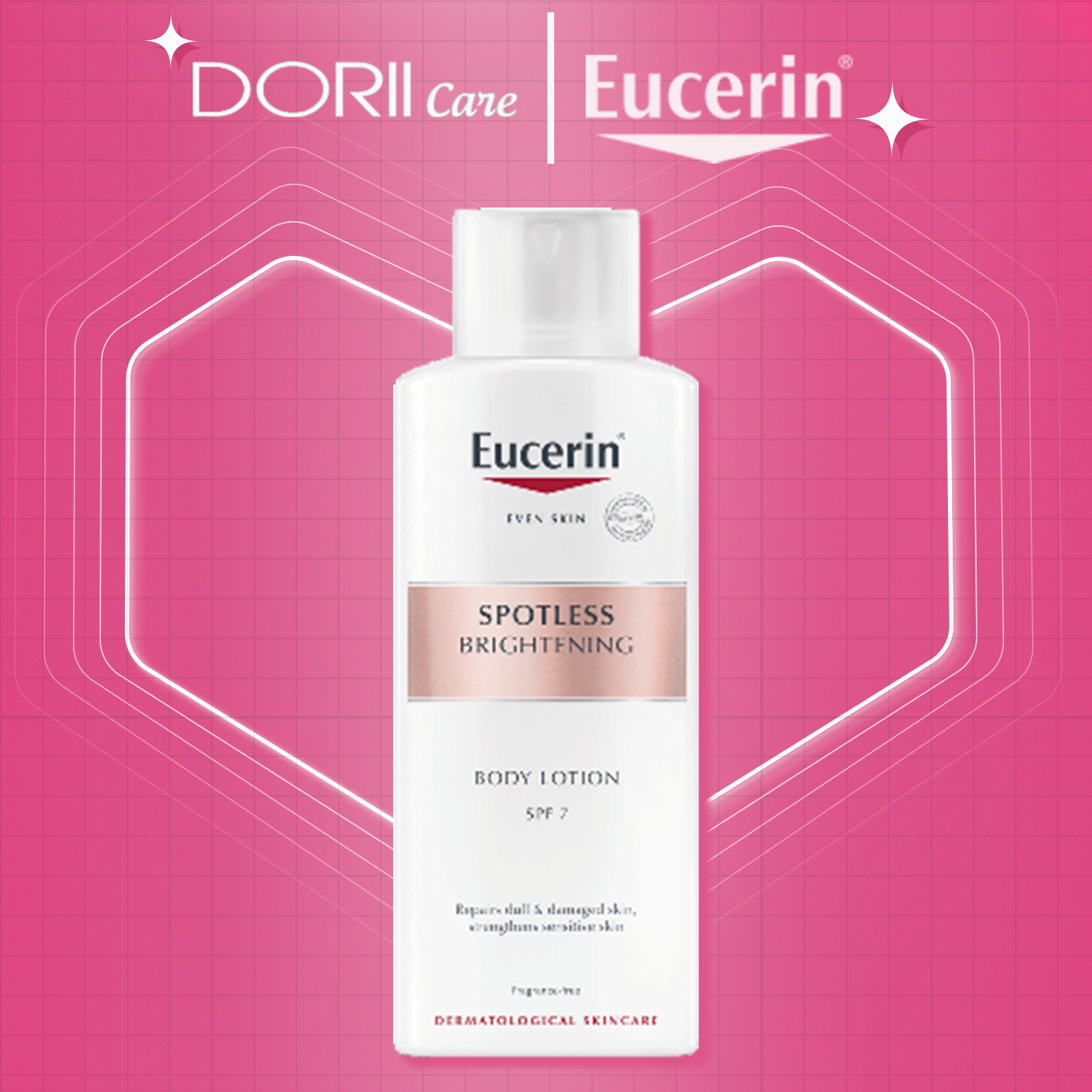 Kem Dưỡng Thể Trắng Da Eucerin Ultra White+ Spotless Body Lotion Spf7 250ml
