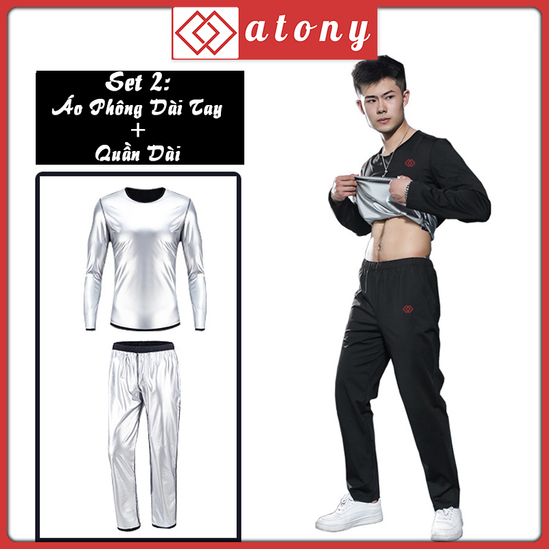 Đồ tập ép cân ATONY Cao Cấp cho nam, tăng sinh nhiệt đổ mồ hôi, hỗ trợ ép cân