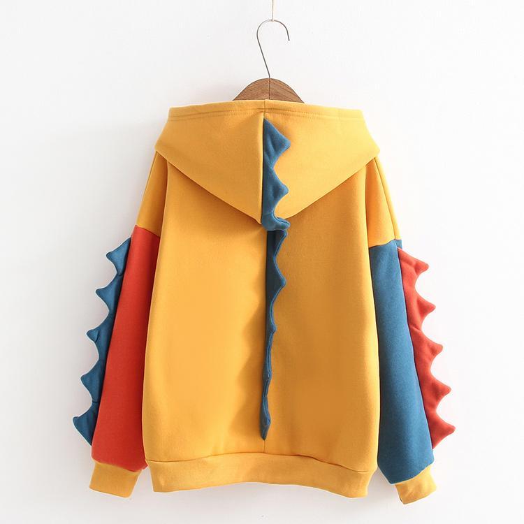 Áo hoodie khủng long dễ thương ku te phô mai que UZU.STORE