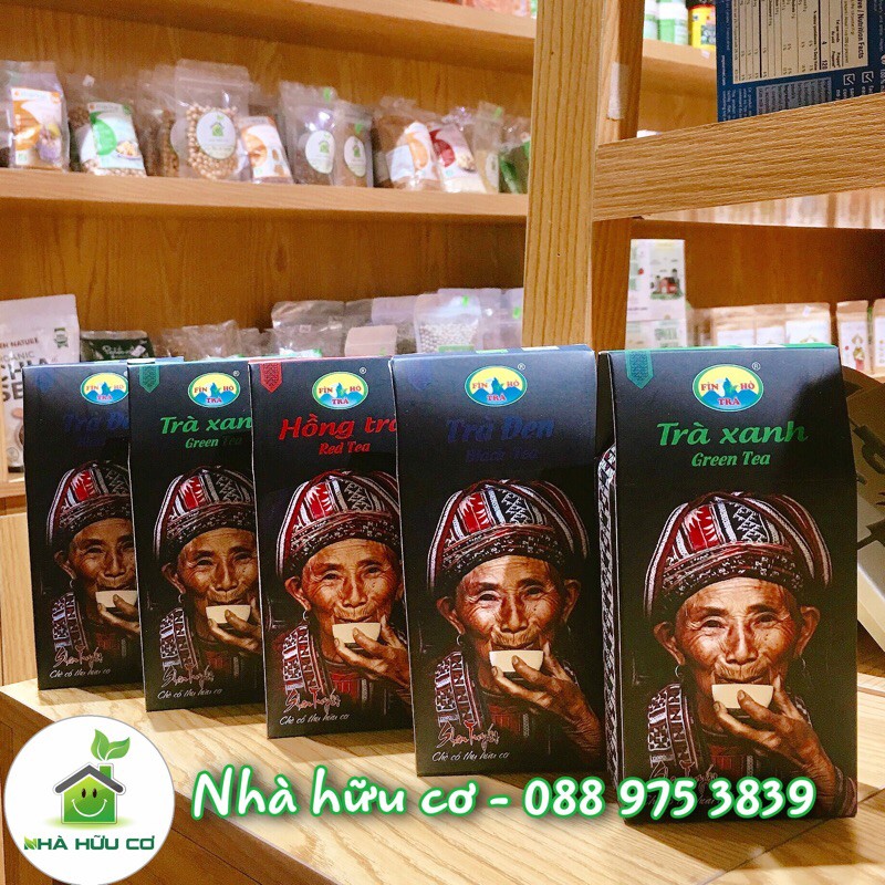 Trà shan tuyết hữu cơ fin ho hà giang/ 100gr - date:12/2021 - trà xanh