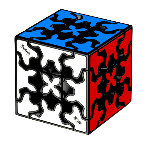 Đồ chơi Rubik Qiyi 3x3 Gear cube - Rubik giáo dục giúp nâng cao Trí Não