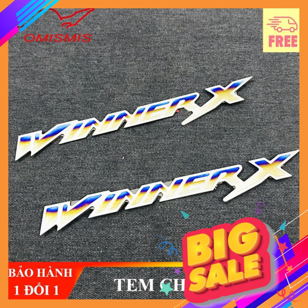[CHỮ TITAN] TEM LOGO, TEM CHỮ, DECAL, TEM TITAN CHỮ NỔI WINNER X HÀNG CAO CẤP