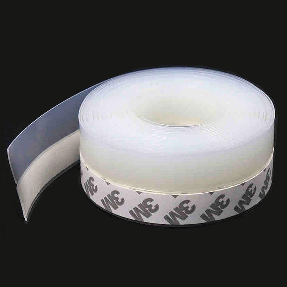 Combo 3 Cuộn Ron Cao Su Dán Che Khe Cửa ,Chân Cửa Cao Cấp Chống Bụi , Chống Côn Trùng - Cuộn 2m * 45mm - LEDORA