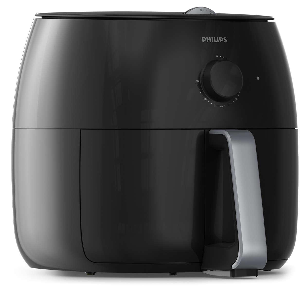 Nồi chiên không dầu Philips HD9630 Twin Tubor Star 1.4kg size XXL nồi chiên dung tích lớn , công nghệ mới nhất