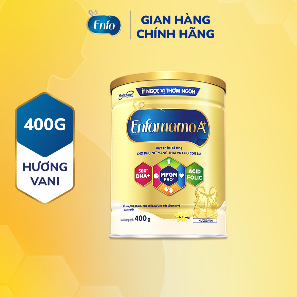 Sữa bầu Enfamama A+ hương Vani 400g