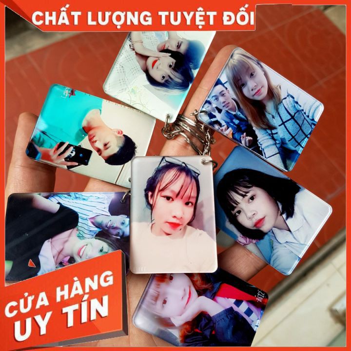 In móc khóa dạ phản quang độc lạ
