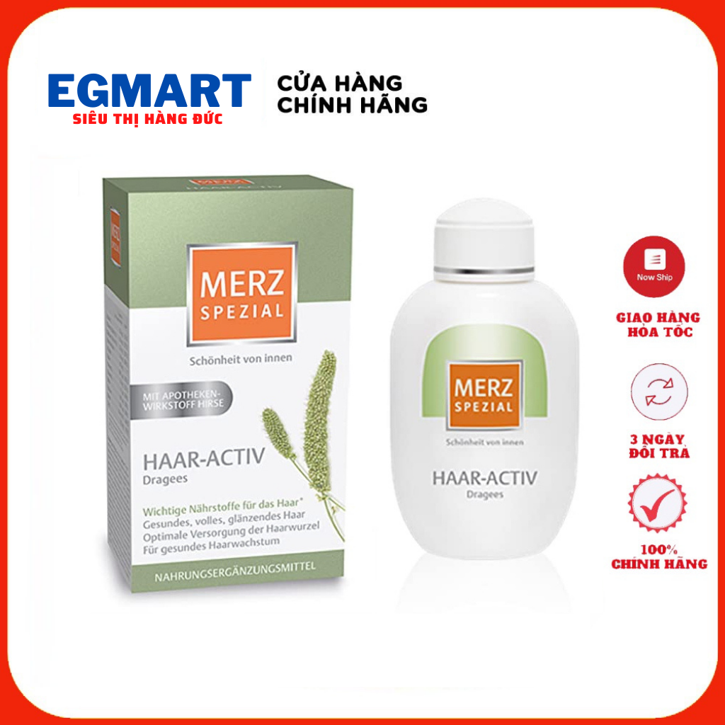 Viên uống mọc tóc, giảm rụng tóc Merz Spezial của Đức