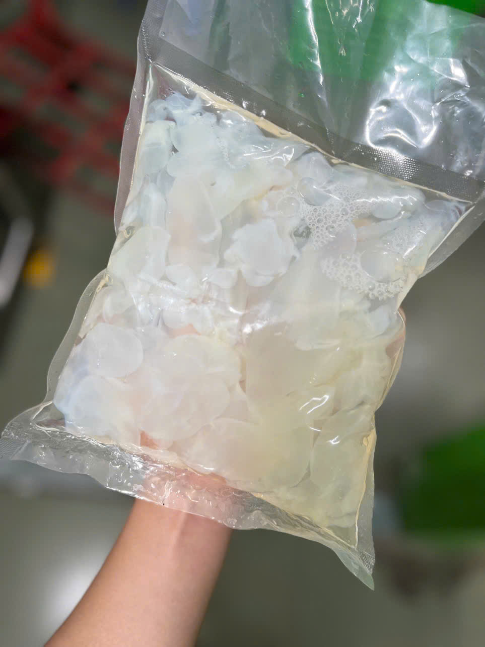 Sứa Thạch còn gọi Sứa Óc - BỊCH 500gr lun nước 1kg (giao 2H hcm)