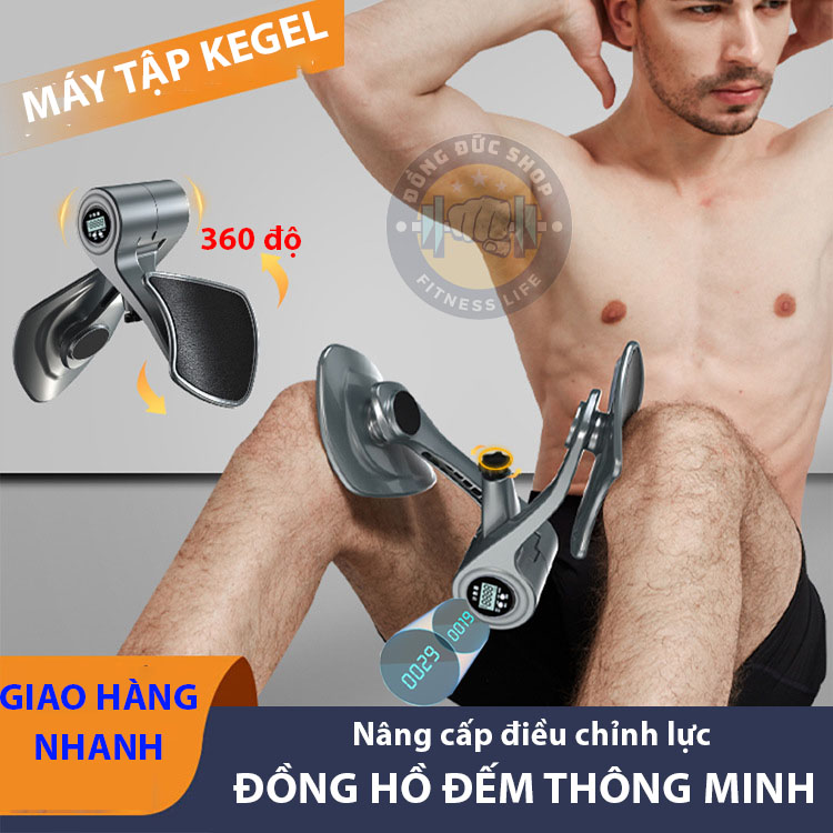 Dụng Cụ Tập Cơ Sàn Chậu Kegel - Có Đồng Hồ Đếm Thông Minh - Cải Thiện Và Tăng Cường Sinh Lý Nam Giới