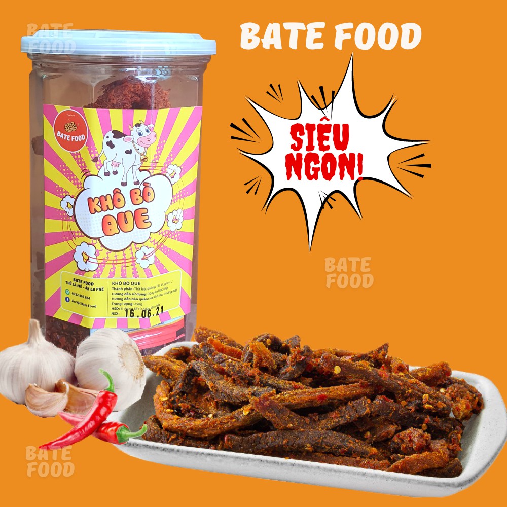 Khô bò que 250g siêu ngon