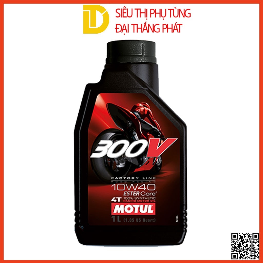 Dầu nhớt Motul 300V FL Road racing 10W40 dầu nhớt nhập khẩu Pháp tem 3 lớp châu Âu HOT SALE