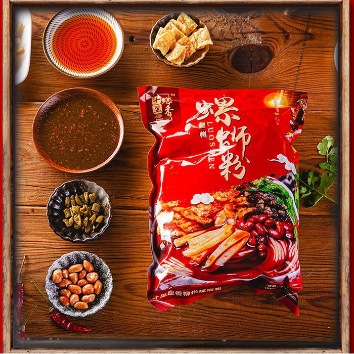 Bún Ốc Lý Tử Thất / Bún ốc Liễu Châu - Gói đỏ Luosifen 300g