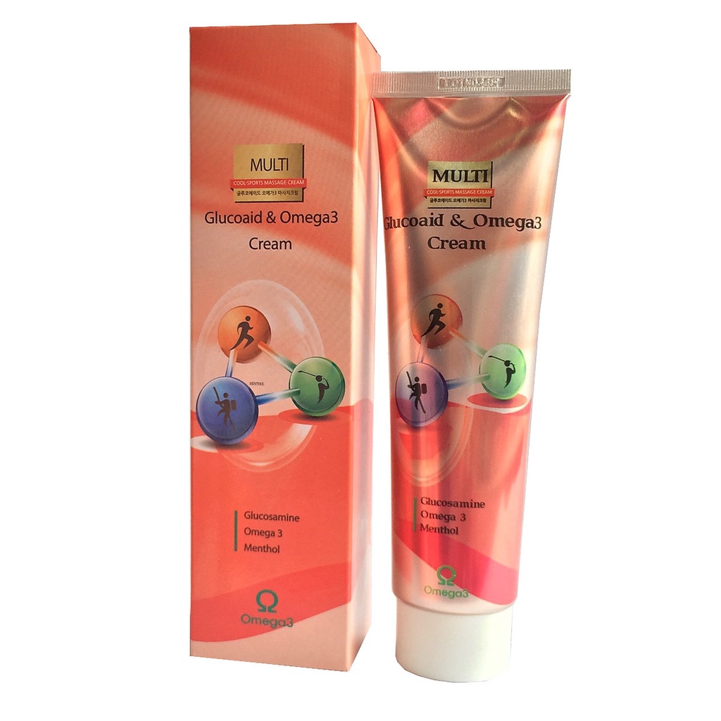 Dầu xoa bóp khớp multi glucoaid & omega3 cream 165ml hàn quốc