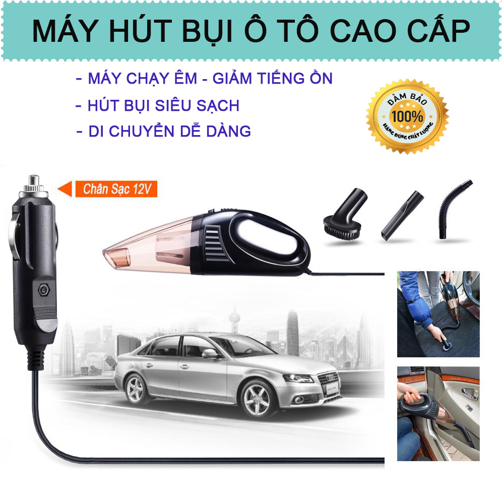 Máy hút bụi xe hơi cầm tay mini, Tìm mua máy hút bụi xe hơi cầm tay cao cấp đa năng, máy hút bụi chuyên dụng cho ô tô VACUUM CLEANER 12V - Bảo Hành Uy Tín 1 Đổi 1 bởi Tổng Kho 1688
