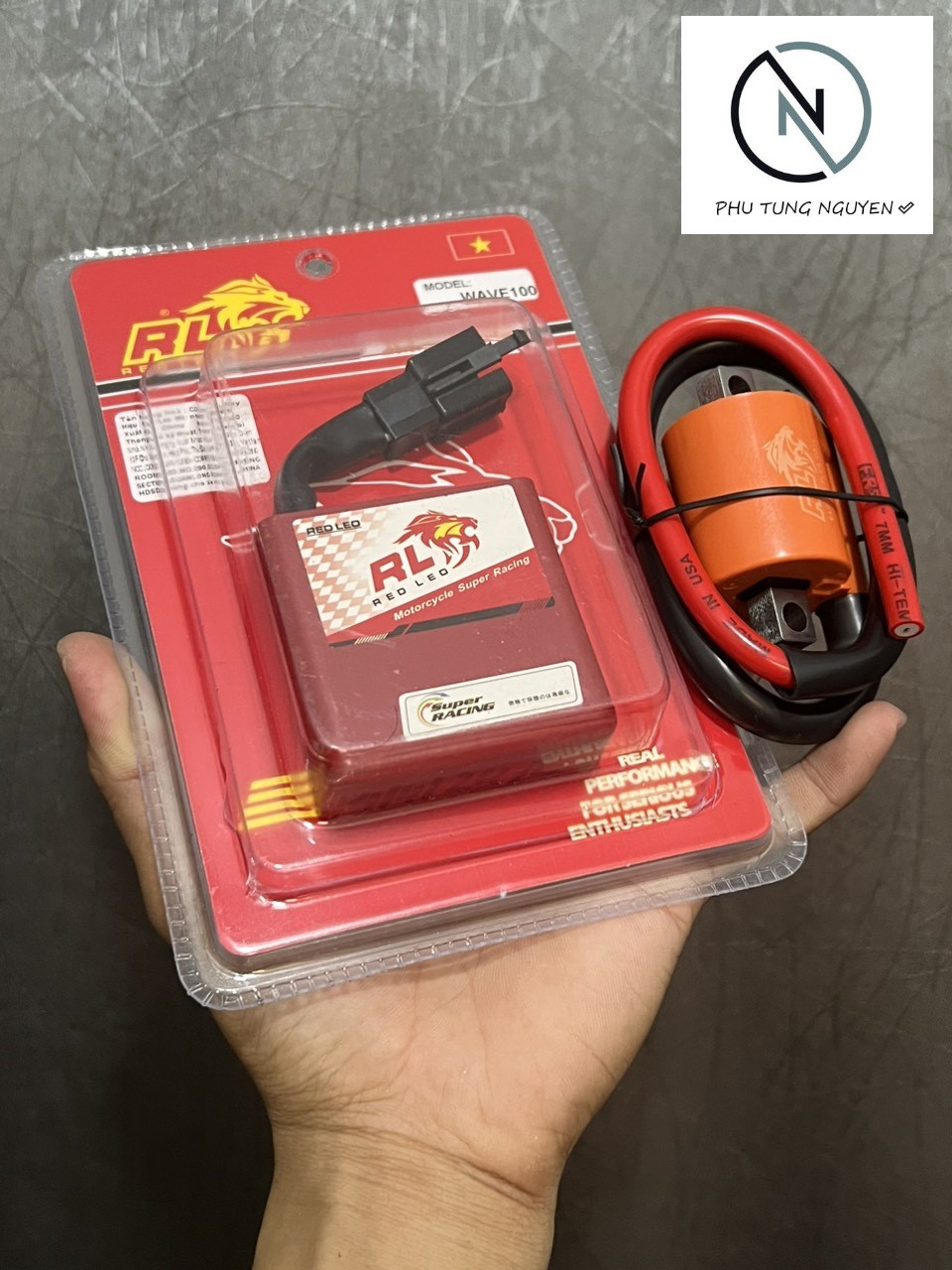 IC Redleo và Mobin mở tua máy tăng tốc cho xe máy Wave Dream Cub ic 5 chấu .