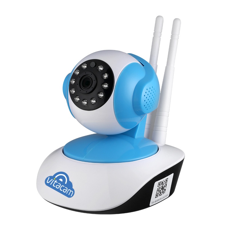 Camera ip vitacam vt1080 ip 2.0 2 ăng ten hình ảnh cực nét kết nối wifi độ phân giải cao camera không dây trong nhà ngoài trời cực rõ hàng cao cấp
