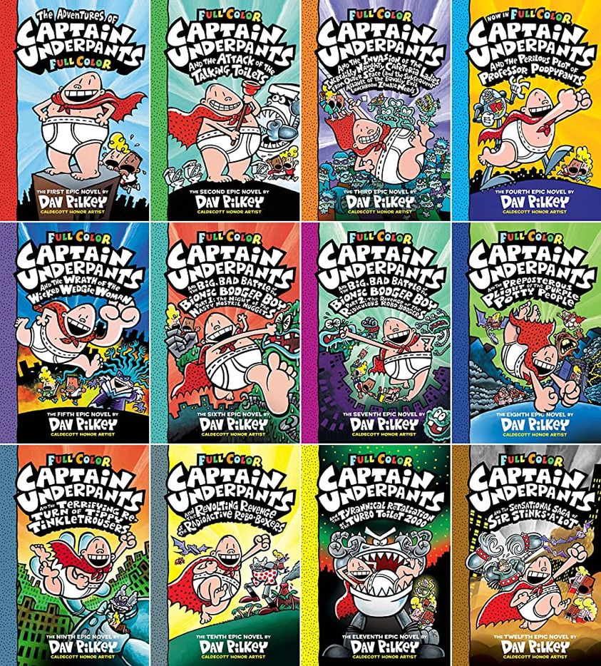Captain Underpants - 12 Books