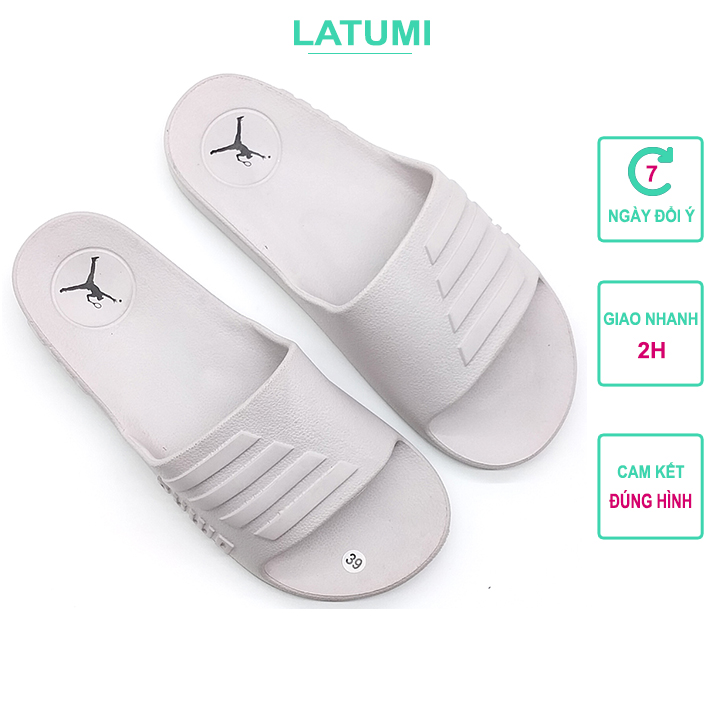 Dép quai ngang nam nữ đúc liền chất liệu nhẹ êm thời trang Latumi TA2504 (Nhiều màu)