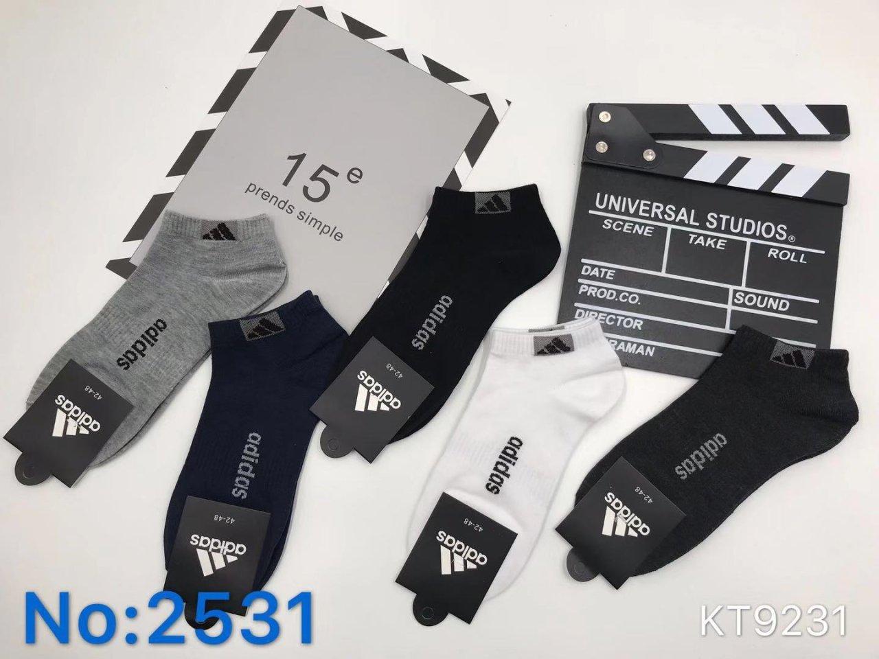 Tất thể thao nam adidas cổ ngắn