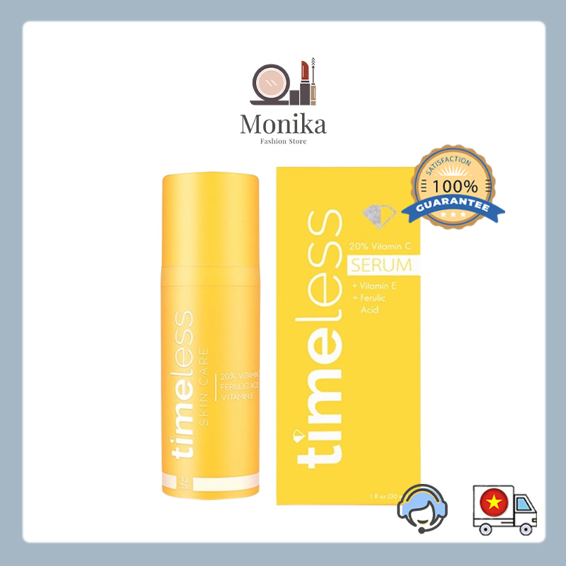 Serum làm sáng da timeless 30ml 20% vitamin c + vitamine ferulic acid