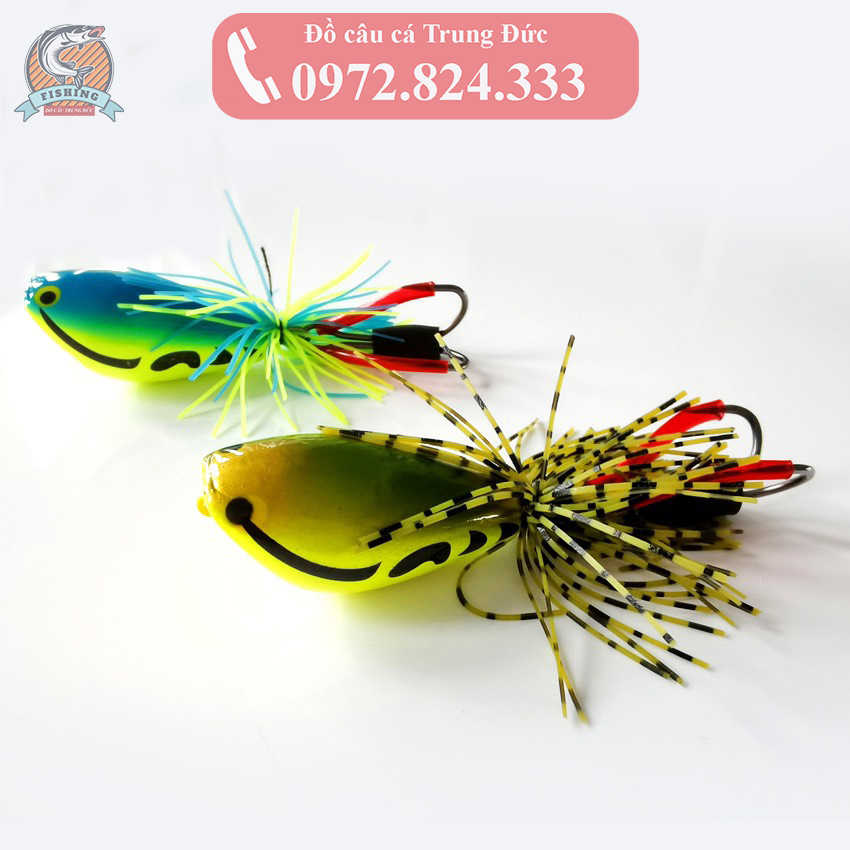 Mồi giả câu lure cá lóc, Nhái hơi Thunder Frog 8,6g siêu nhậy