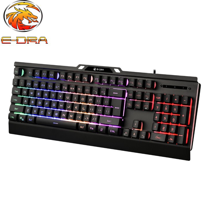 Bàn phím giả cơ e-dra ek701 led rgb bh 2 năm chính hãng