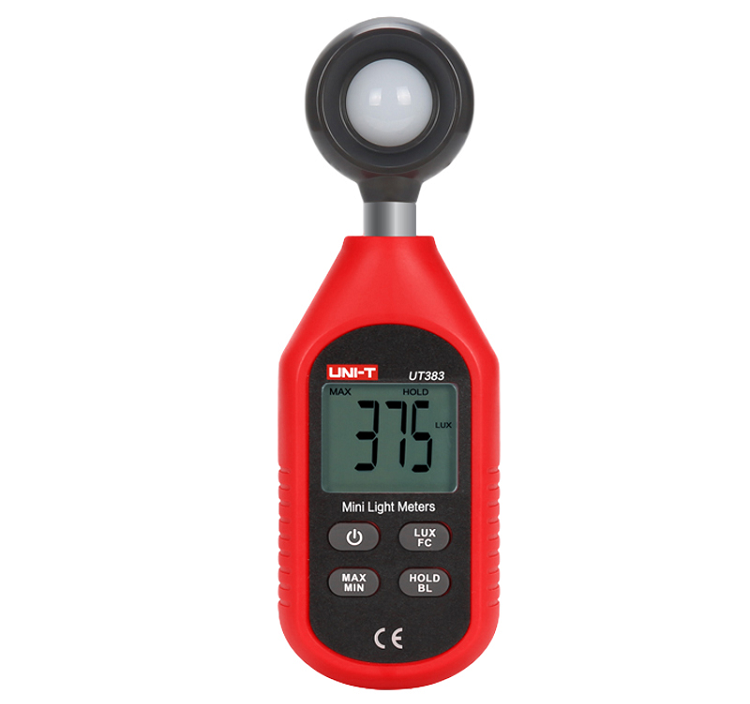 Máy đo cường độ ánh sáng Uni-T UT383 ( Kèm pin ) - DẢI ĐO 0 -200000 LUX