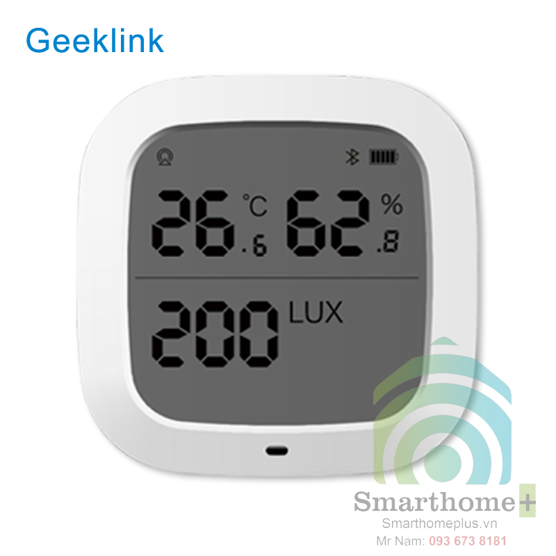 Màn hình cảm biến nhiệt độ độ ẩm ánh sáng geeklink gb-1