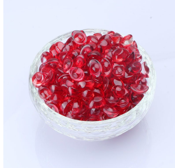 Combo 100 viên thỏi vàng thần tài đỏ 1.4cm đá phong thủy chiêu tài lộc