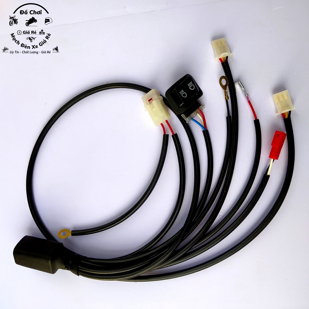 Mạch passing bi cầu mini wave winner ab xe honda 2 chế độ passing tặng cầu chì giắc cắm đèn trợ sáng