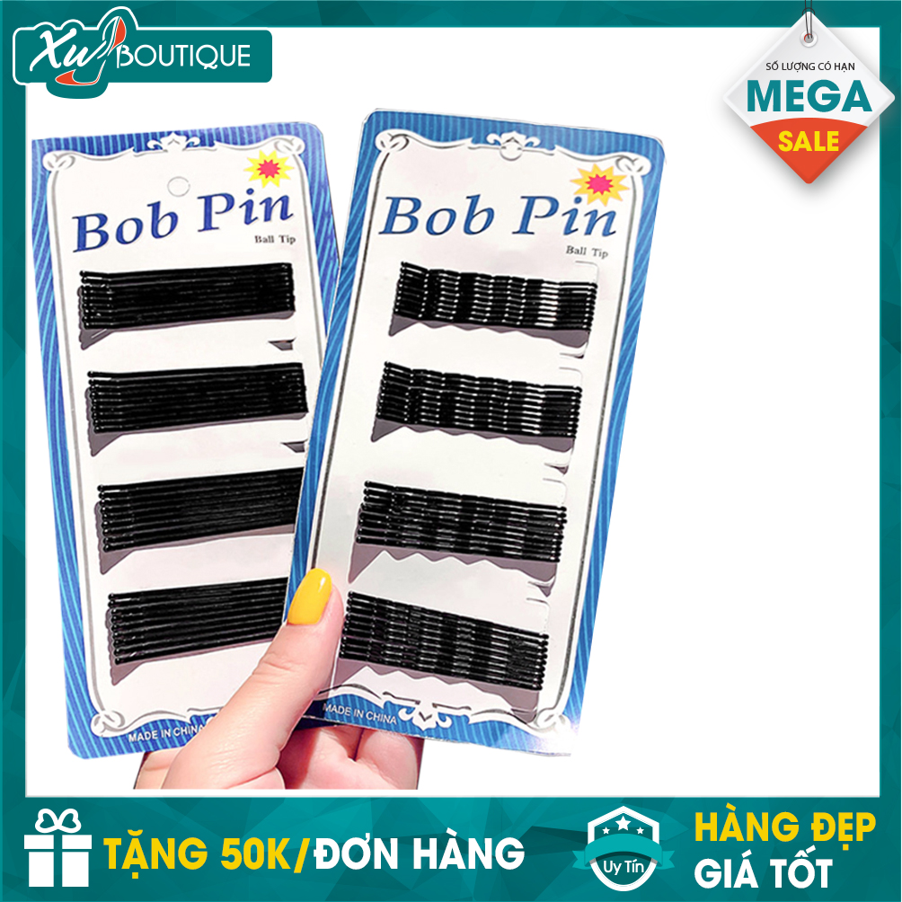 Combo 2 Bộ Vỉ Kẹp, Cài Tóc Ghim Tăm Giá Rẻ