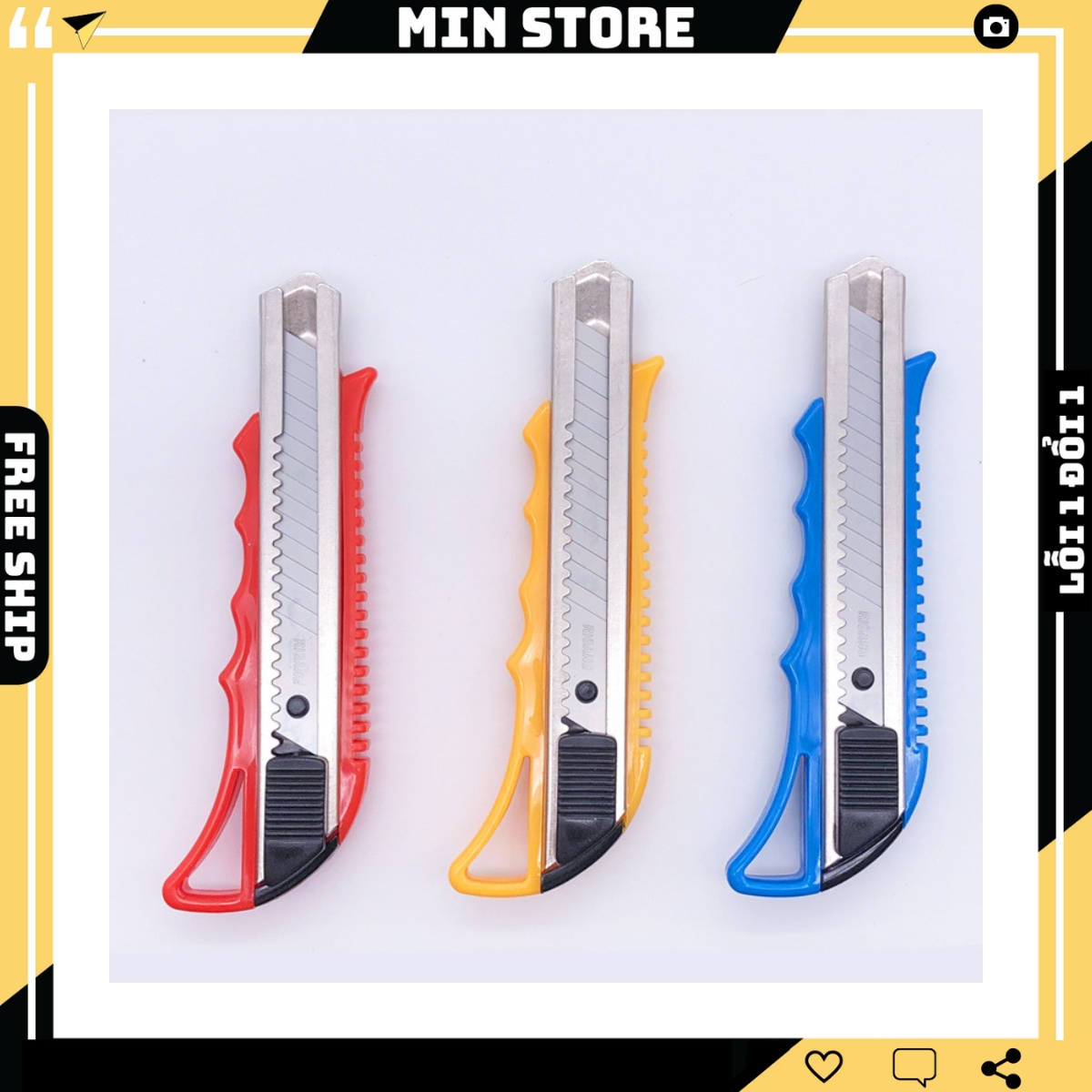 Dao rọc giấy loại lớn, dao cắt giấy, dao rọc bìa loại lớn - minstore