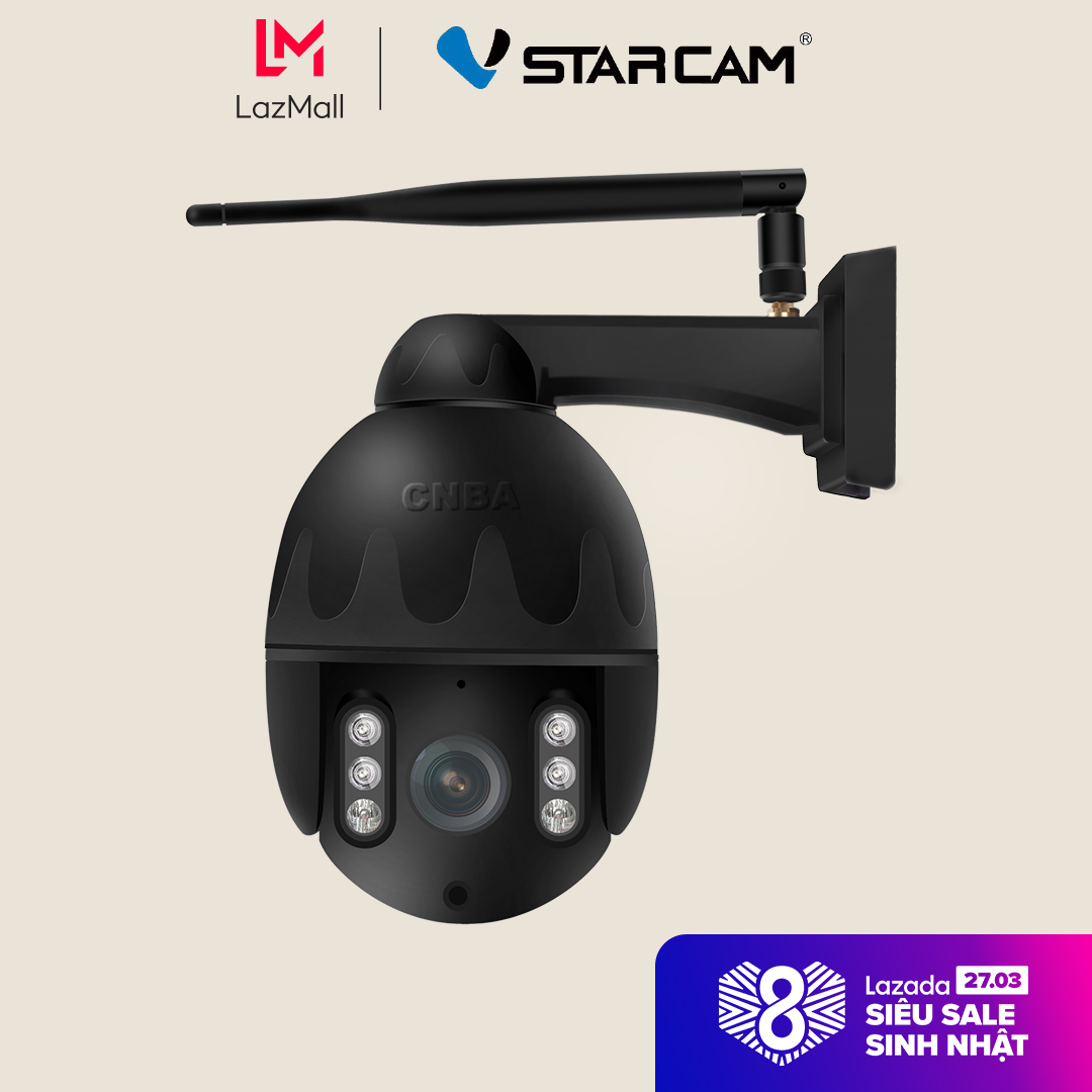 Camera ngoài trời wifi ip vstarcam c31s 1080p 2mb ,ghi âm thanh , zoom 4x