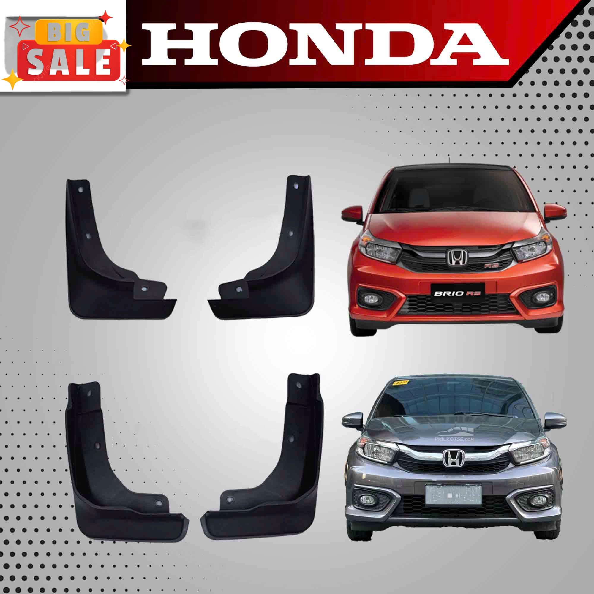 Chắn Bùn Brio 2018 2019 2020 2021 2022 2023 - Bộ 4 Chắn Bùn Bánh Honda Brio