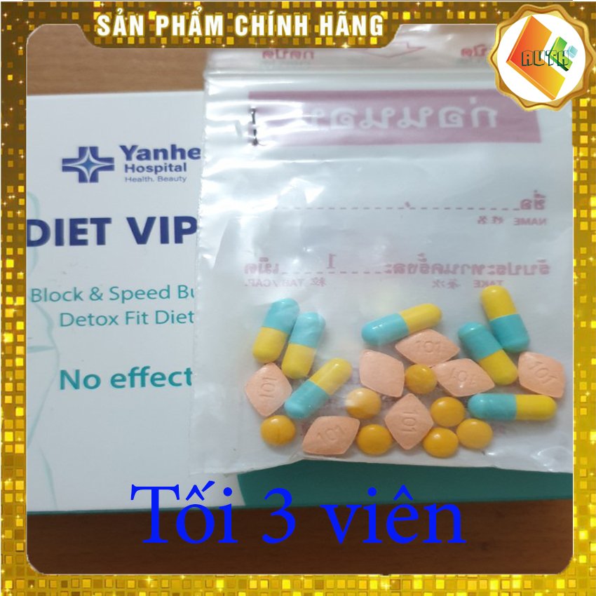 Viên uống giảm cân Yanhee Vip 7SS PlusThái Lan (LIỆU TRÌNH 2 TUẦN) (GIẢ SỈ tặng kèm Thước dây)