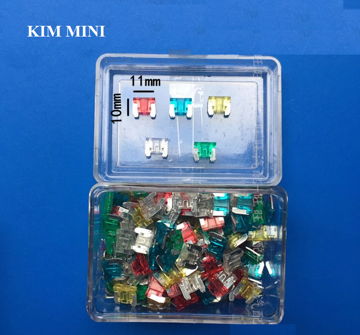 10 Cái Cầu chì ô tô mini (Hàng mới-TQ sx) (5A, 7.5A, 10A, 15A, 20A, 25A, 30A)
