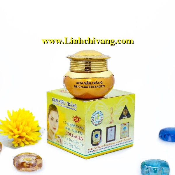 Kem Siêu Trắng Linh Chi Vàng 20g