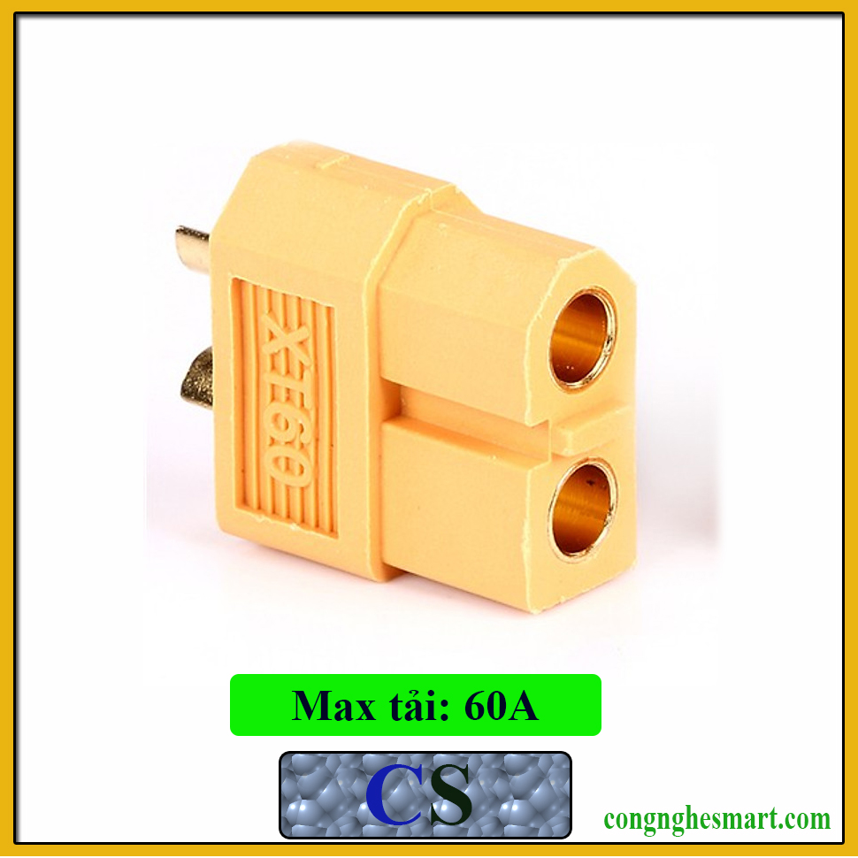 Jack nối dây nguồn XT60 loại thường max tải 60A