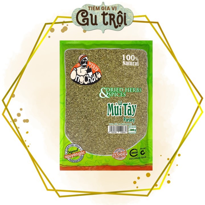 Lá mùi tây ông chà và 500gram