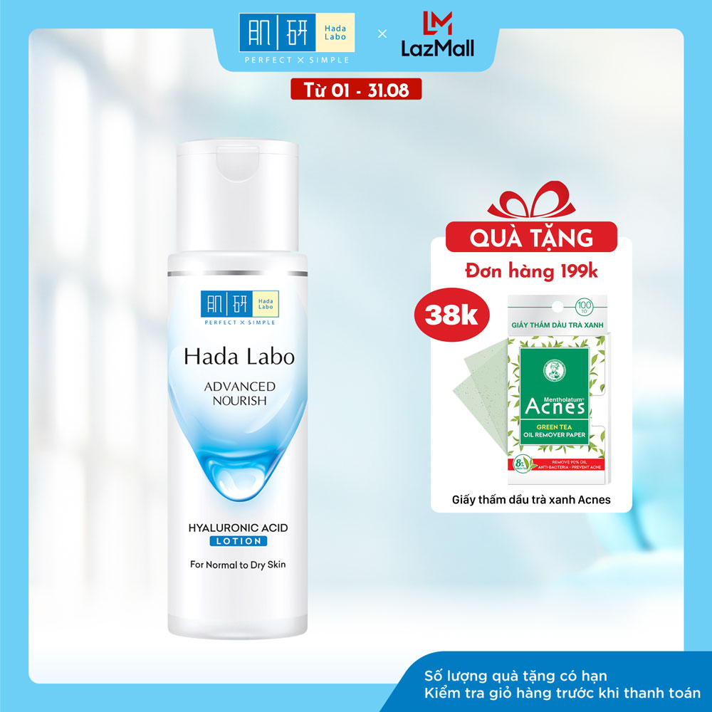 Dung dịch dưỡng ẩm tối ưu Hada Labo Advanced Nourish Lotion dùng cho da thường và da khô 170ml