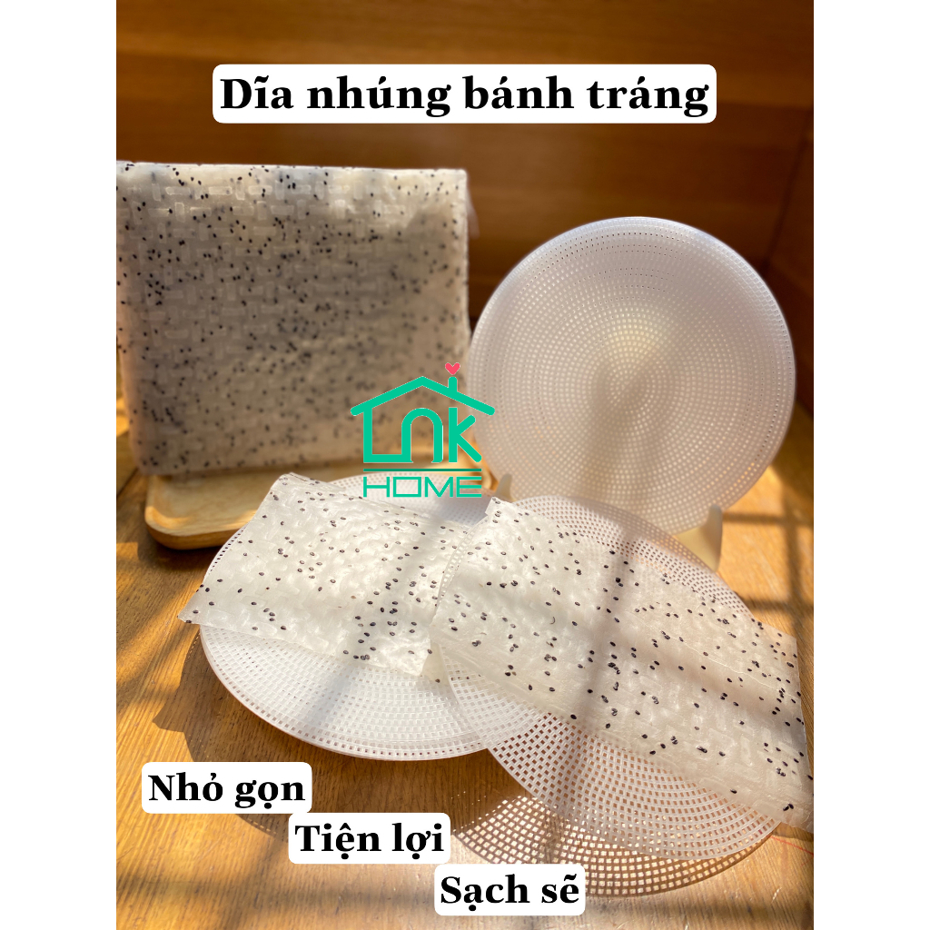 Dĩa nhúng bánh tráng, khay nhúng bánh tráng cuốn gỏi tiện lợi