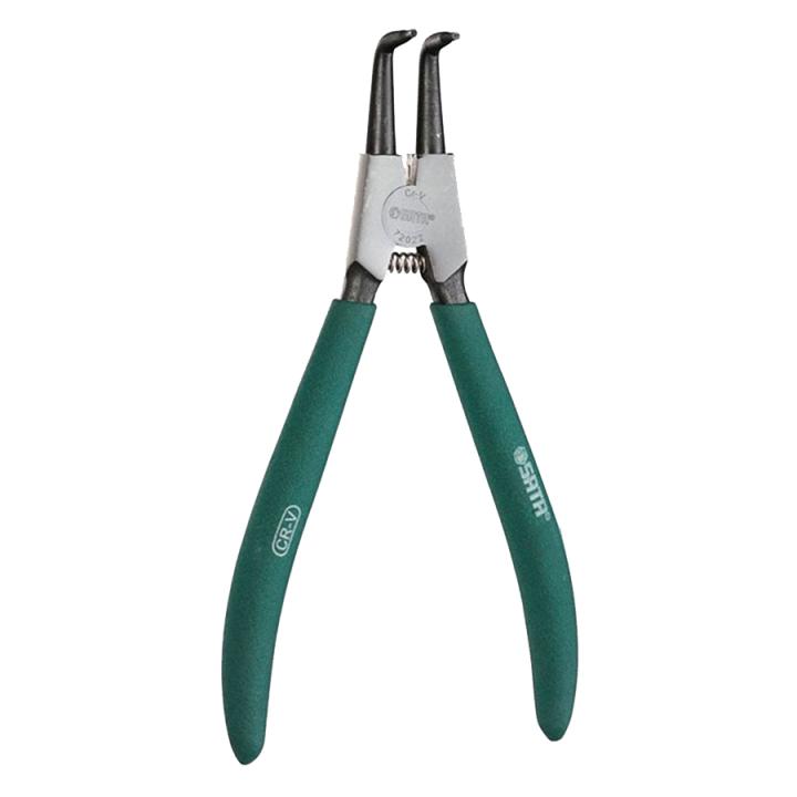 Kềm lấy phe trong mũi cong kiểu đức 7in/175mm độ mở hàm: 19-60mm; chất liệu: thép crom 72042 sata