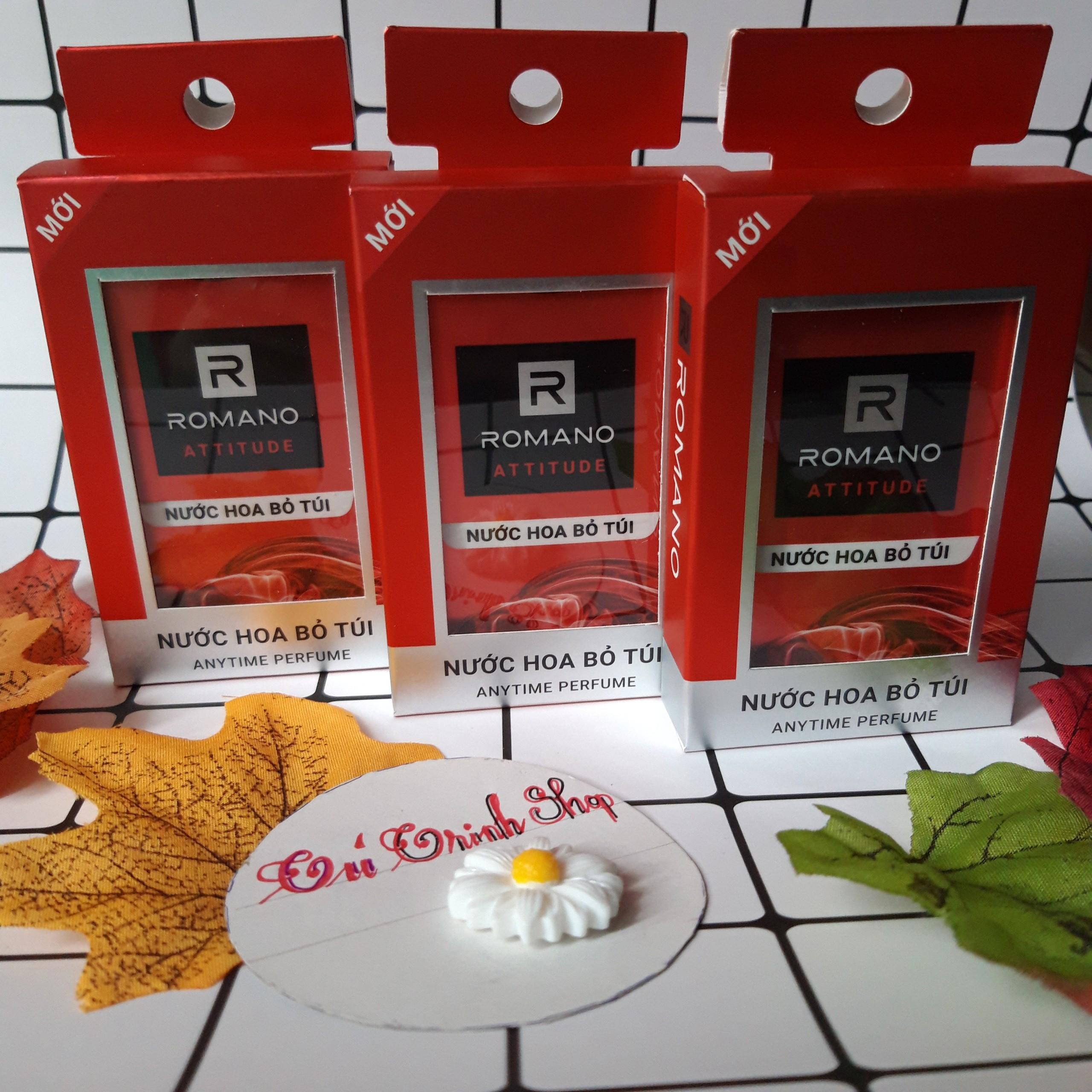 Nước Hoa Bỏ Túi Romano (18ml)-Màu Đỏ