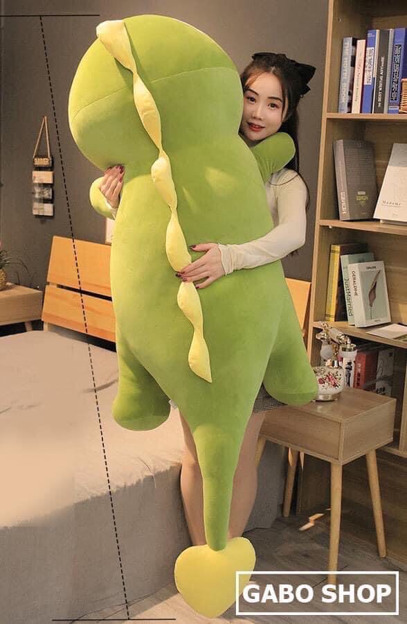 gối ôm hình khủng long siêu đáng yêu size 170cm