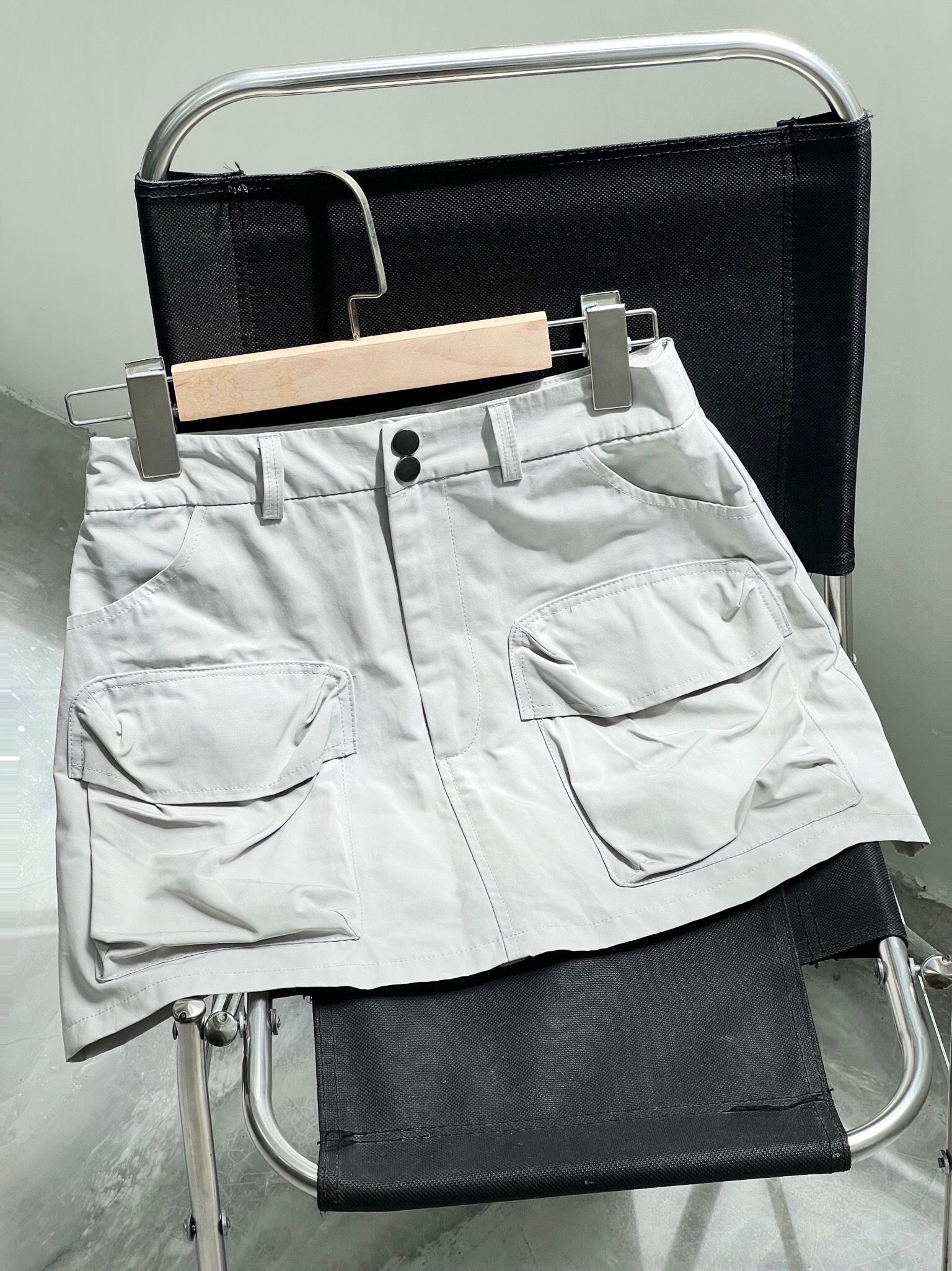 Mì - chân váy kaki túi hộp - camsid pocket skirt